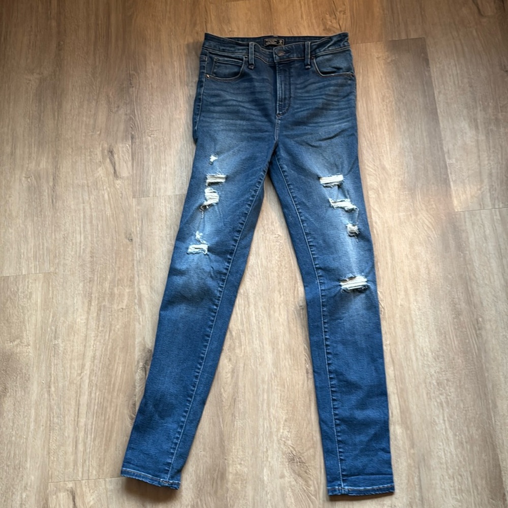 Abercrombie Simone High Rise Super Skinny Jeans